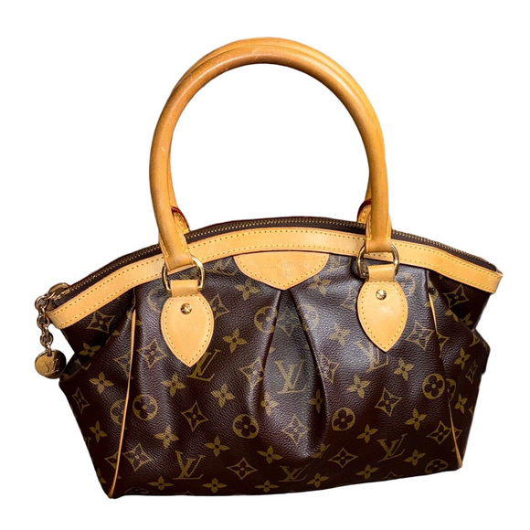 Louis Vuitton Monogram Tivoli PM satchel with Tan Accents - Picture 3 of 12